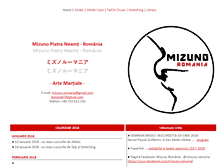 Tablet Screenshot of mizuno.ro